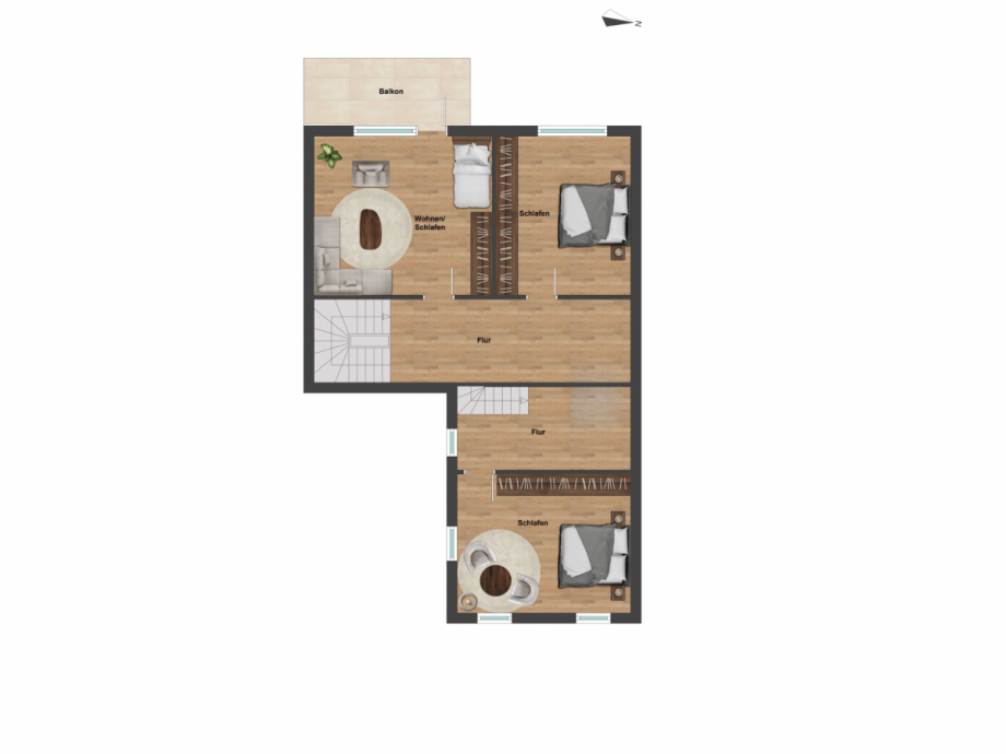 Grundrisse OG Haus Sch�nborn