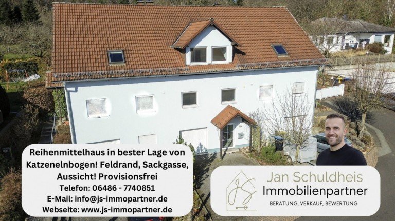 Titelbild Katzenelnbogen Haus Reihenmittelhaus in bester Lage von Katzenelnbogen! Feldrand, Sackgasse, Aussicht! Provisionsfrei!