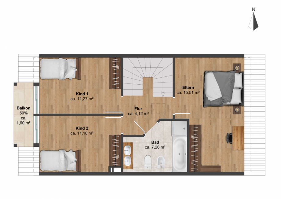 Grundriss DG Haus Katzenelnbogen