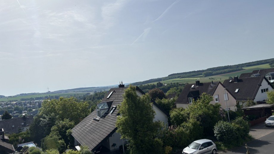 Ausblick Schlafzimmer DG Haus Katzenelnbogen